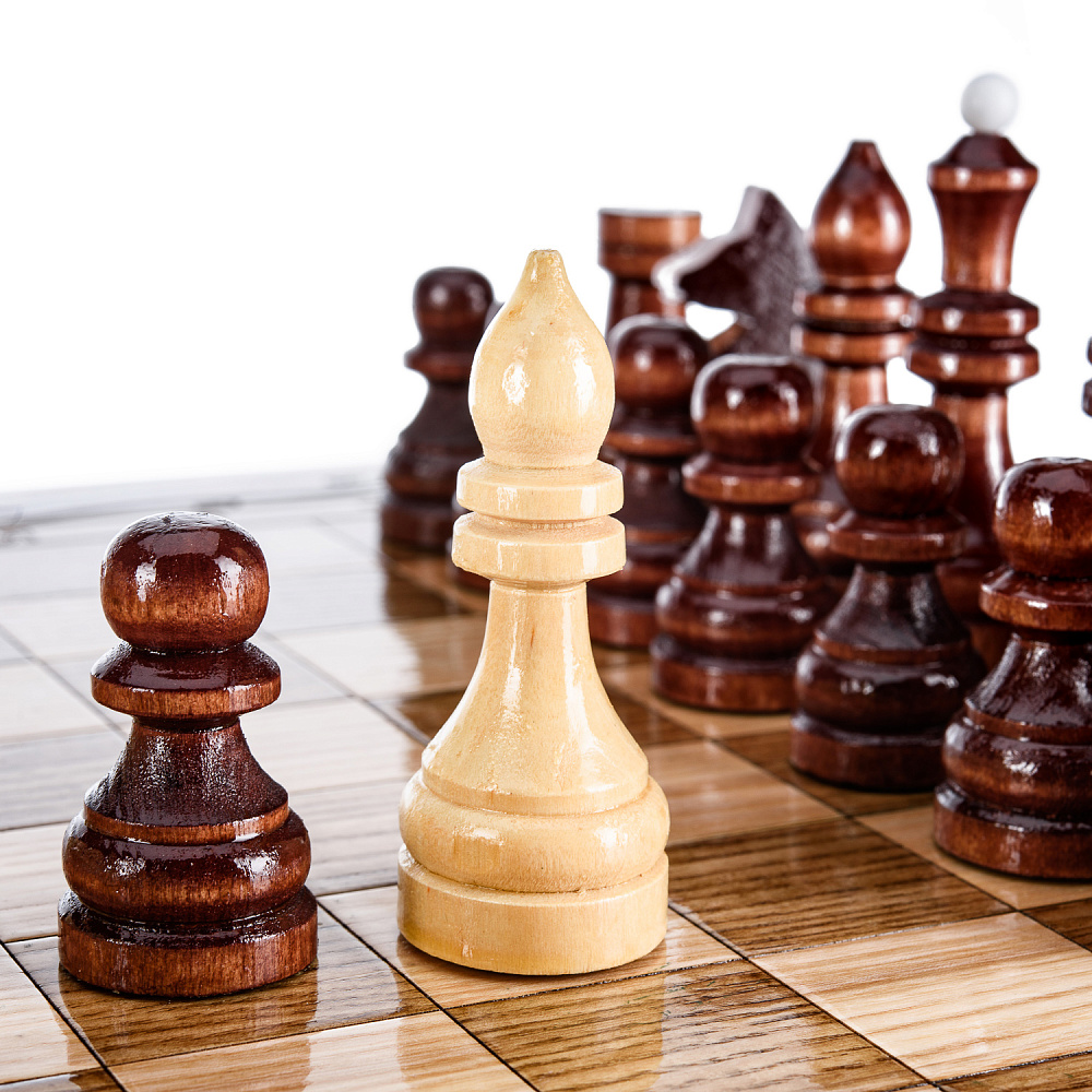 Шахматы деревянные «Турнирные» 47х47 см - интернет магазин Русь Велика я фото 6