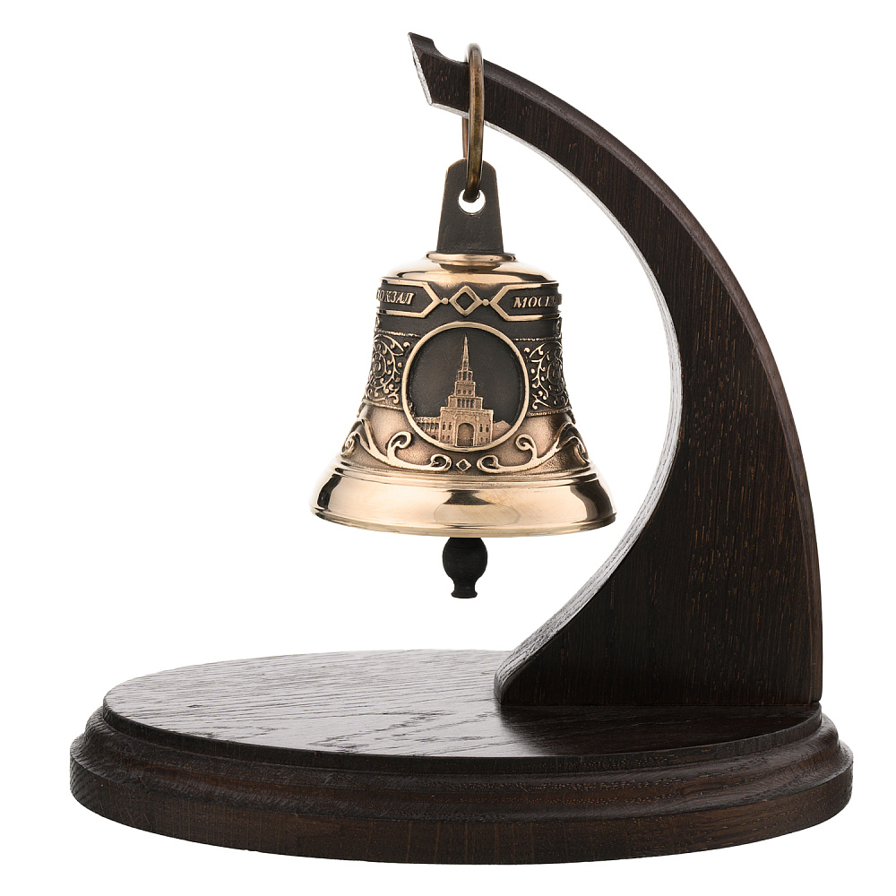 Колокол бронзовый на подставке «Казанский вокзал» - интернет магазин Русь Велика я 