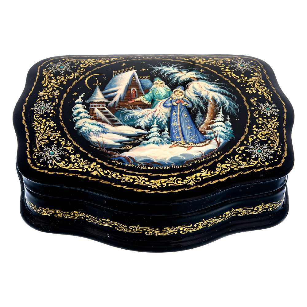 Шкатулка с художественной росписью «Морозко» - интернет магазин Русь Велика я фото 2