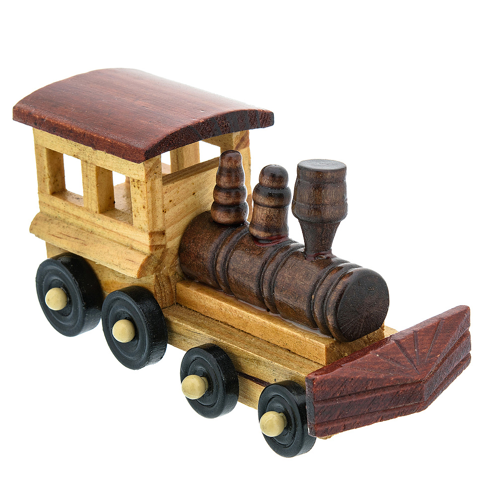Деревянная игрушка «Паровоз» - интернет магазин Русь Велика я фото 4