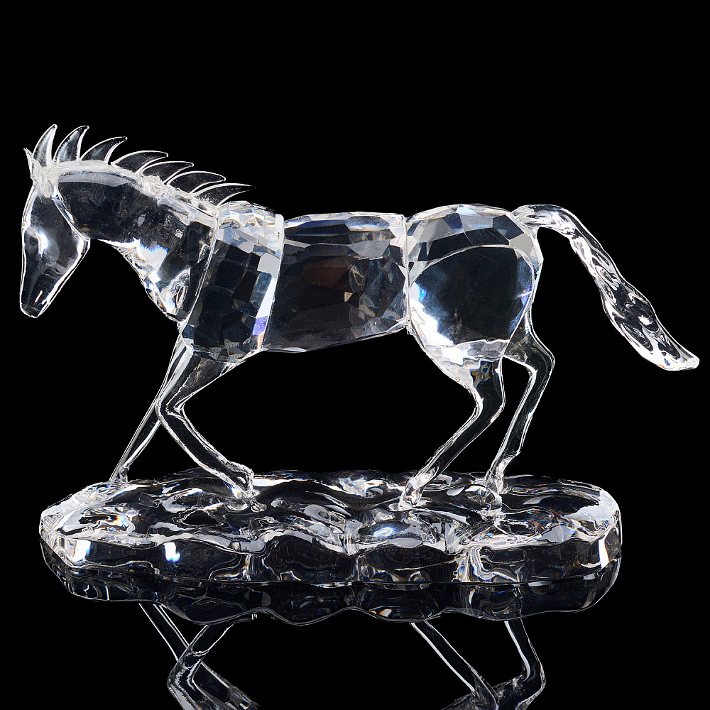 Символ 2026 года. Статуэтка из хрусталя «Лошадь» - интернет магазин Русь Велика я 