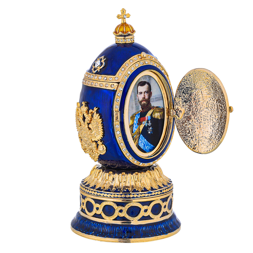 Музыкальное пасхальное яйцо-шкатулка. Традиции Фаберже - интернет магазин Русь Велика я фото 1