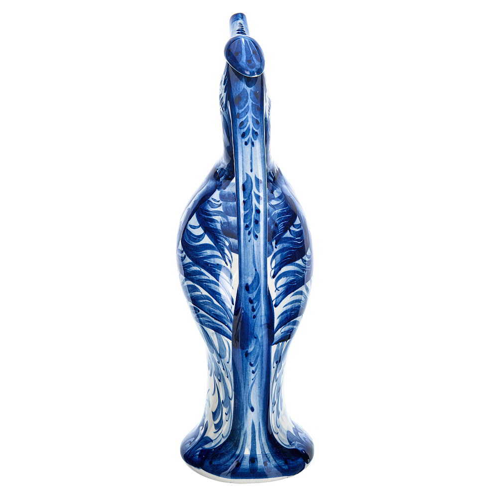 Кувшин «Цапля». Гжель - интернет магазин Русь Велика я фото 4