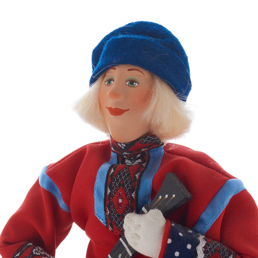 20018 Кукла «Федя с балалайкой» (ручная работа) - интернет магазин Русь Велика я фото 2