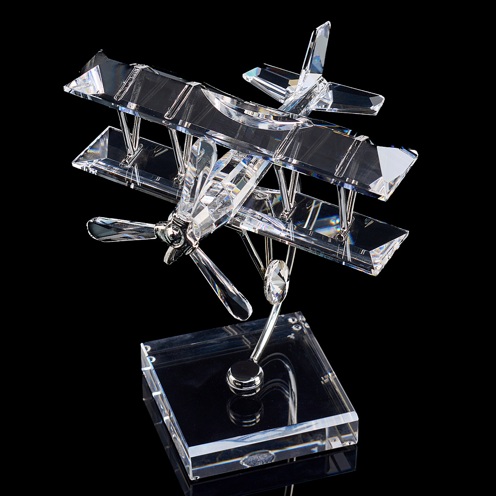 Статуэтка из хрусталя «Самолет планер» - интернет магазин Русь Велика я фото 3