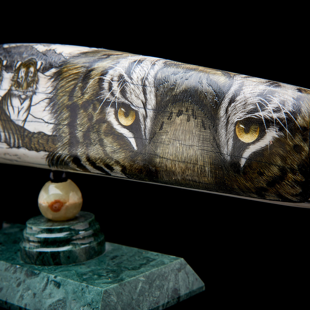 Композиция из кости «Тигры» - интернет магазин Русь Велика я фото 1