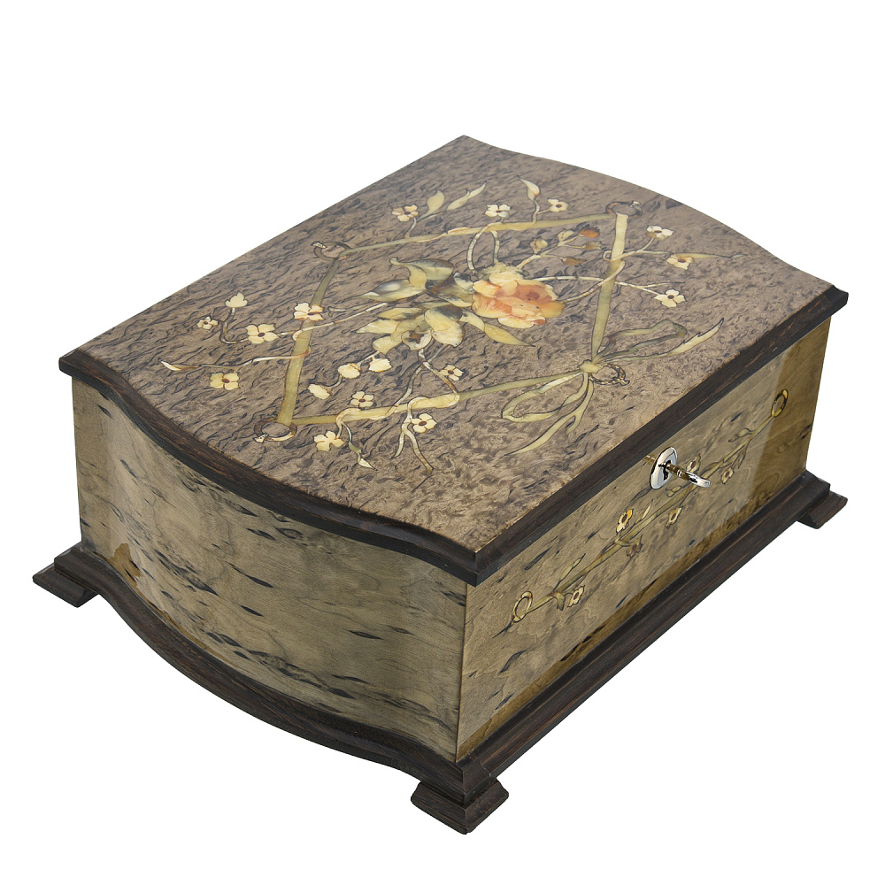 Шкатулка с янтарем «Дамская» - интернет магазин Русь Велика я фото 1