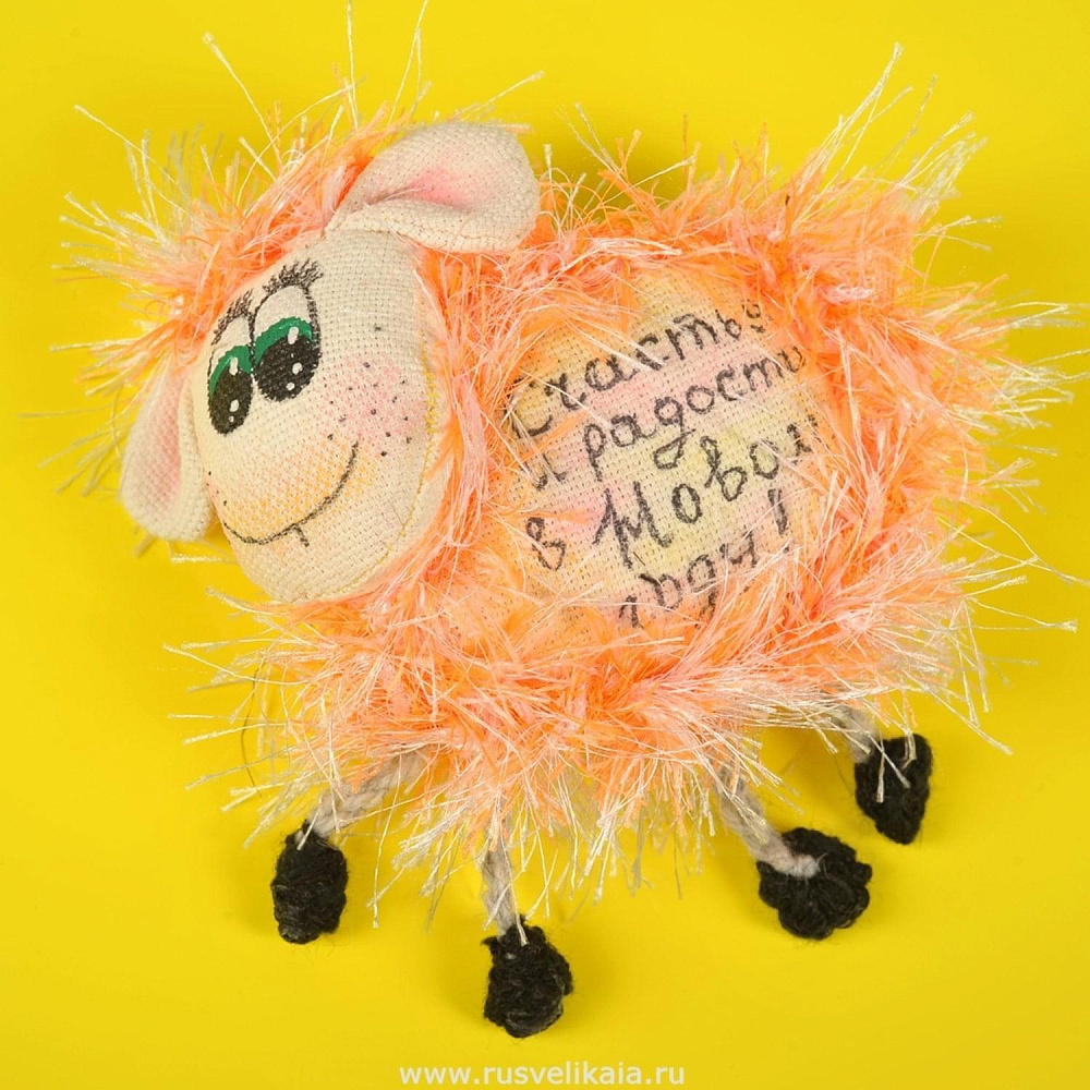 0021332 Кукла-ОБЕРЕГ навесной «Овечка» в ассортименте - интернет магазин Русь Велика я фото 2