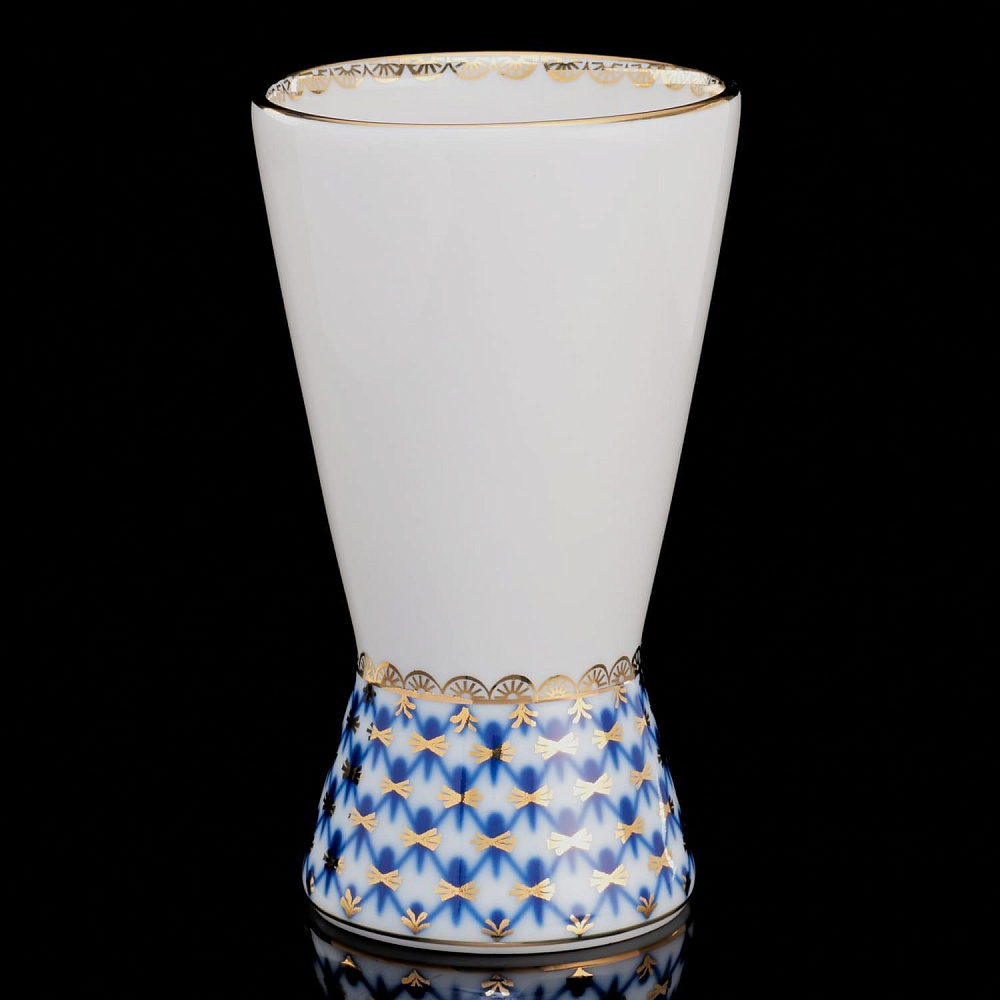 Ваза для салфеток «Кобальтовая сетка» форма «Молодежная» ИФЗ - интернет магазин Русь Велика я фото 1