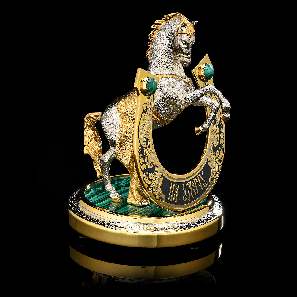 Лошадь Символ 2026 года. Подкова «На удачу». Златоуст - интернет магазин Русь Велика я 