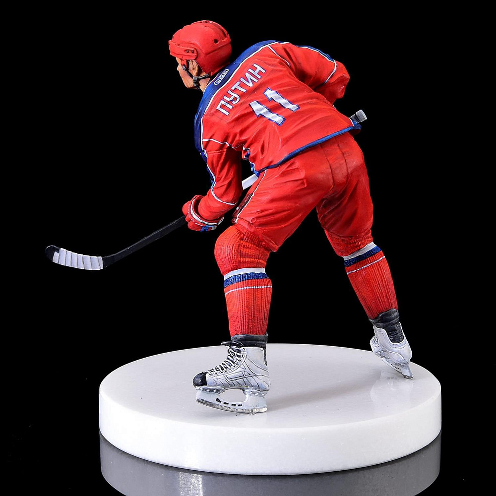 Оловянная миниатюра «Путин-хоккеист» - интернет магазин Русь Велика я фото 5