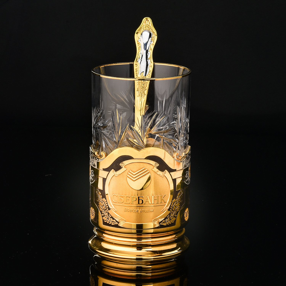 Подстаканник «Сбербанк». Златоуст - интернет магазин Русь Велика я фото 1