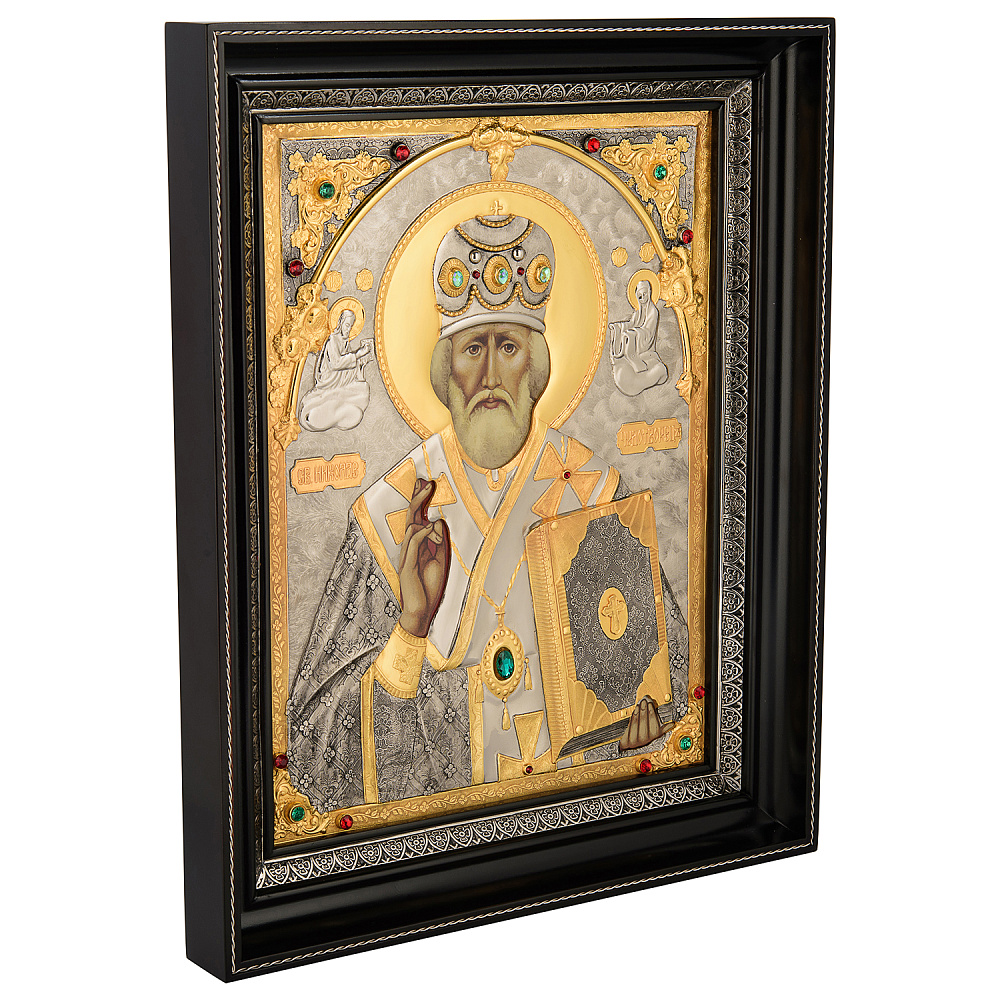 Икона «Николай Чудотворец» 34 х 42,5 см - интернет магазин Русь Велика я фото 1