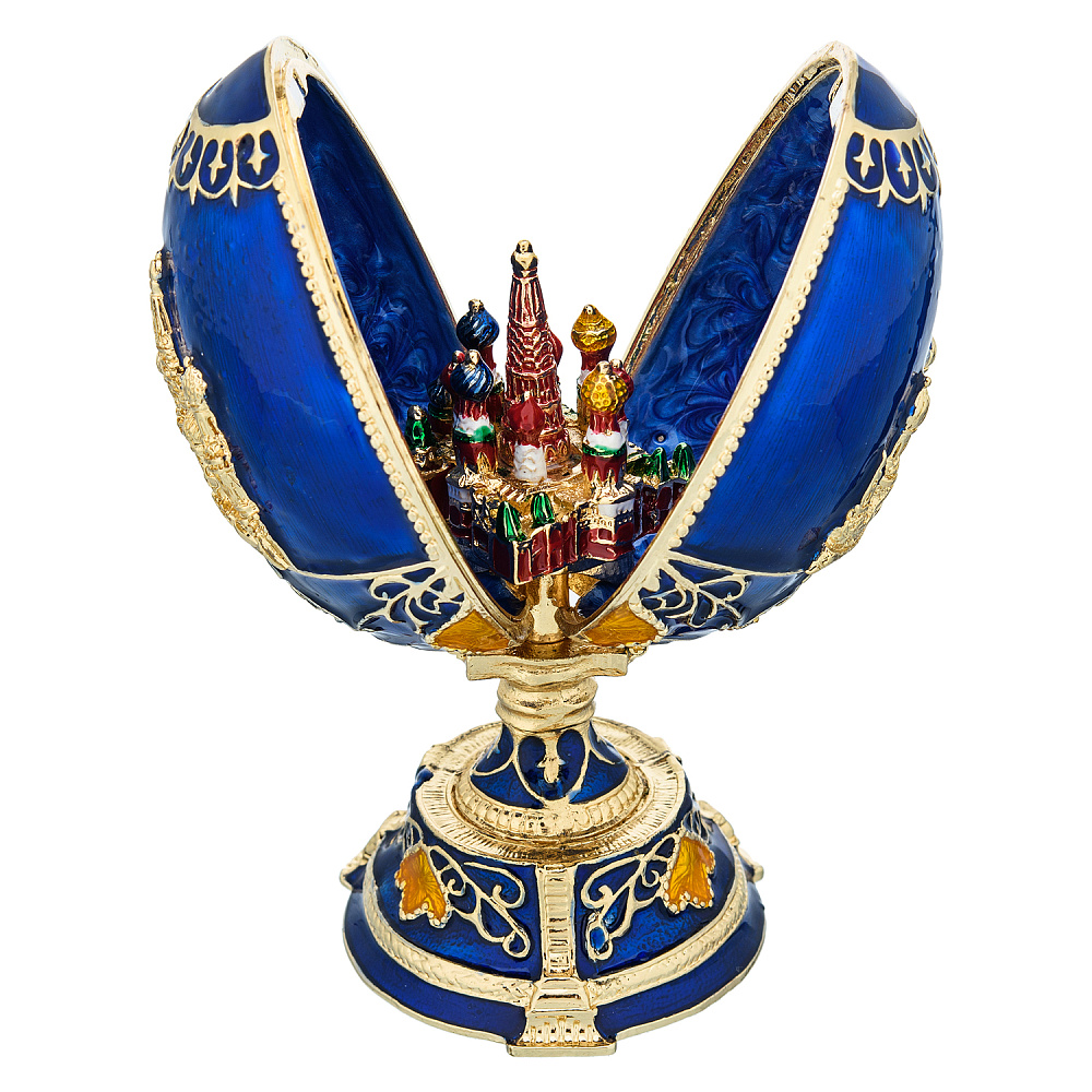 Пасхальное яйцо «Храм Василия Блаженного». Традиции Фаберже - интернет магазин Русь Велика я фото 1