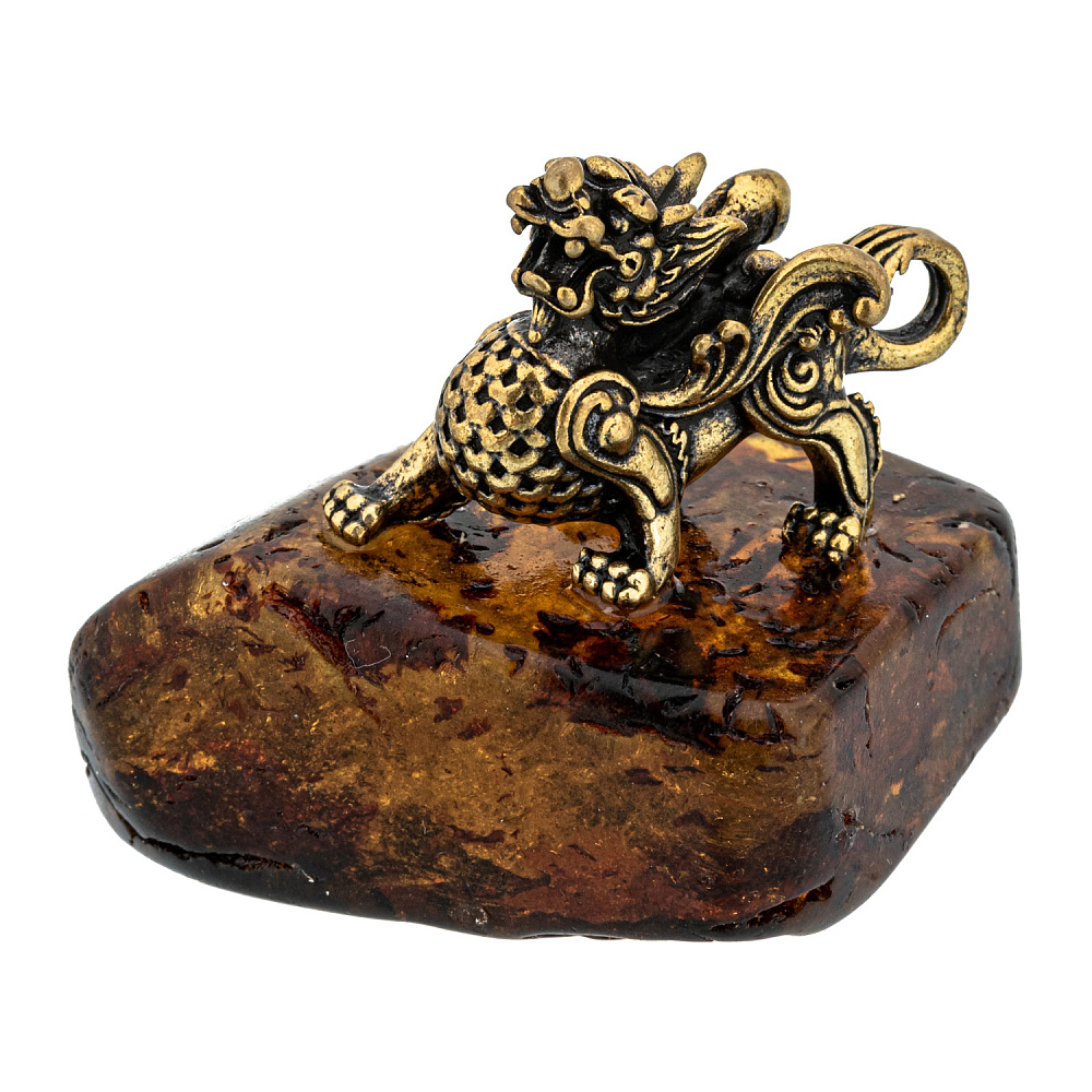 Статуэтка с янтарем «Мифический дракон» - интернет магазин Русь Велика я фото 4