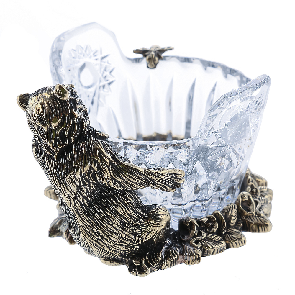 Икорница-медовница «Медведь с пчелкой» - интернет магазин Русь Велика я фото 2