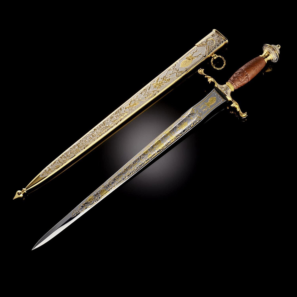 Кинжал сувенирный «Олений» Златоуст - интернет магазин Русь Велика я фото 2