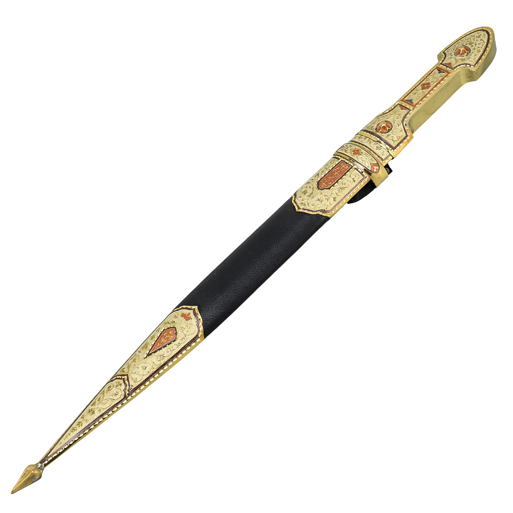 Подарочный набор с кинжалом и рожками для вина - интернет магазин Русь Велика я фото 2