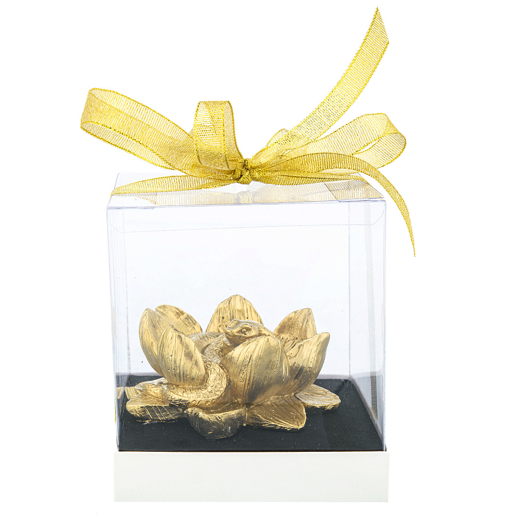 Змея Символ года 2025. Статуэтка «Змея в лотосе» - интернет магазин Русь Велика я фото 1