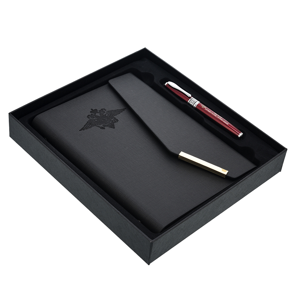 Подарочный набор с ежедневником и ручкой «МВД» - интернет магазин Русь Велика я фото 1