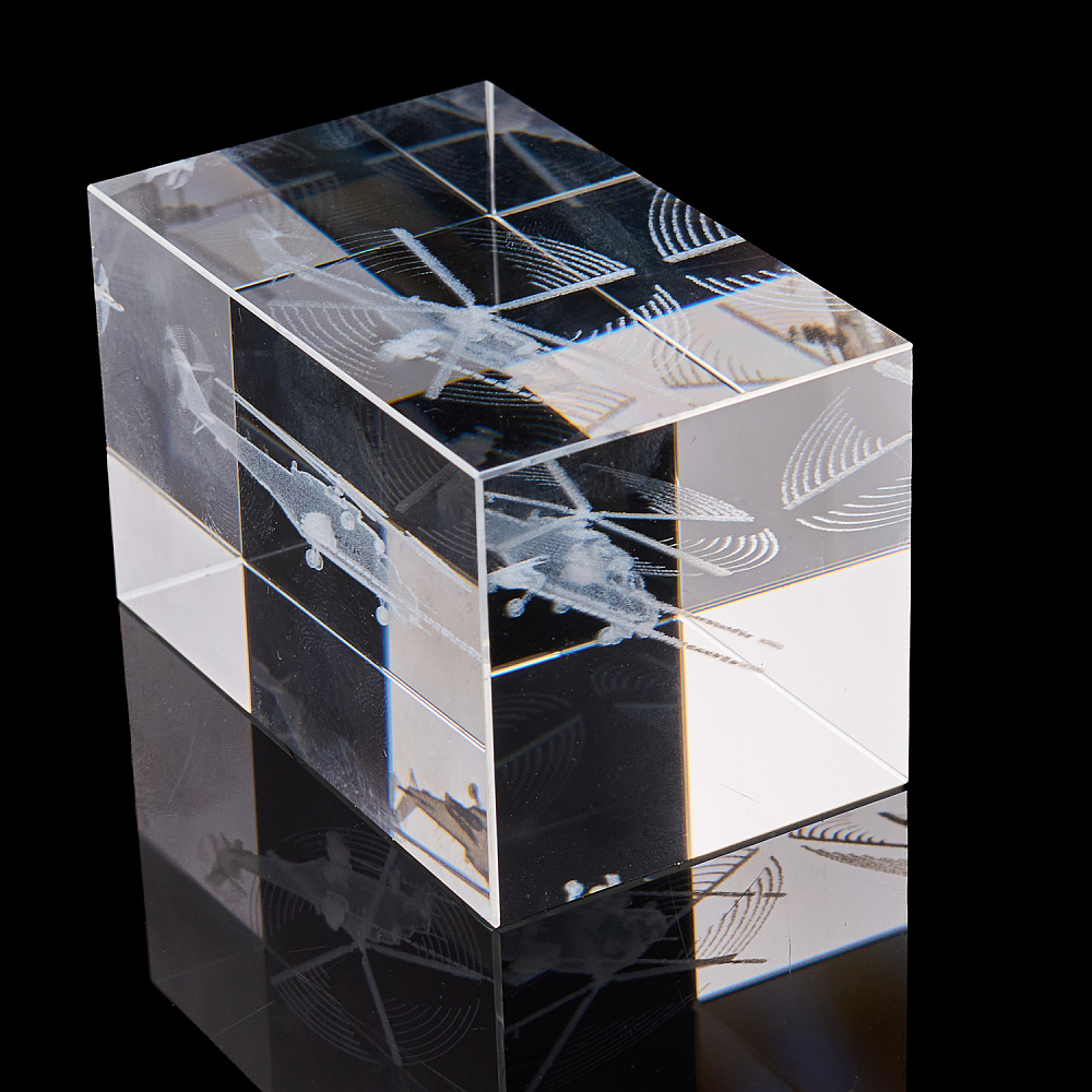 Лазерная графика. Куб «Вертолет ударный» - интернет магазин Русь Велика я фото 2