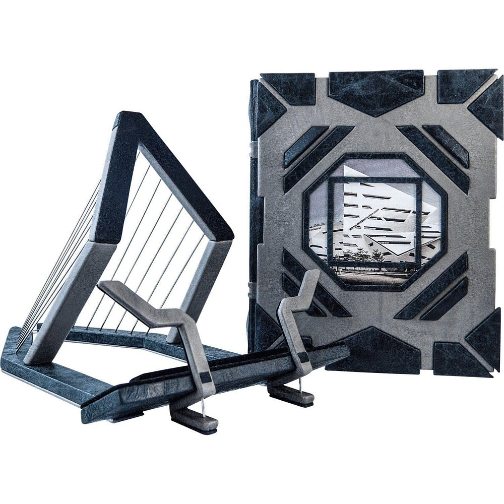 Книга «Шедевры мировой архитектуры» Уилл Прайс. Кожаный переплёт. На подставке - интернет магазин Русь Велика я фото 1