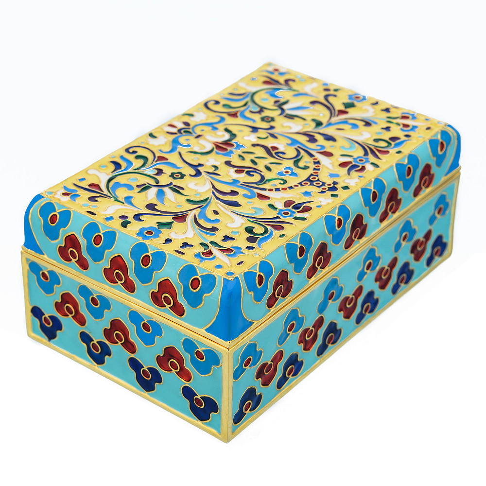 Шкатулка в русском стиле. Традиции Фаберже - интернет магазин Русь Велика я фото 1