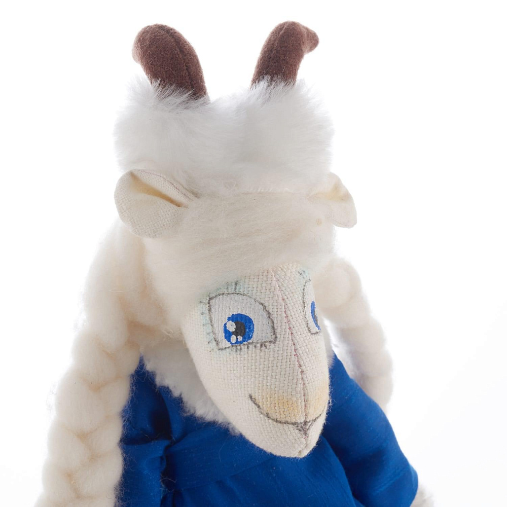 0021331/№3 Кукла-ОБЕРЕГ «Коза-СНЕГУРОЧКА» в ассортименте - интернет магазин Русь Велика я фото 4