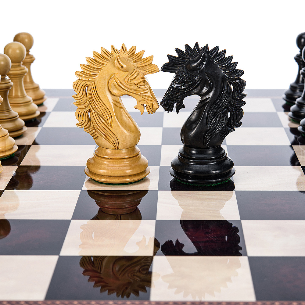 Шахматы коллекционные ручной работы «Камелот» 48х48 см - интернет магазин Русь Велика я фото 7