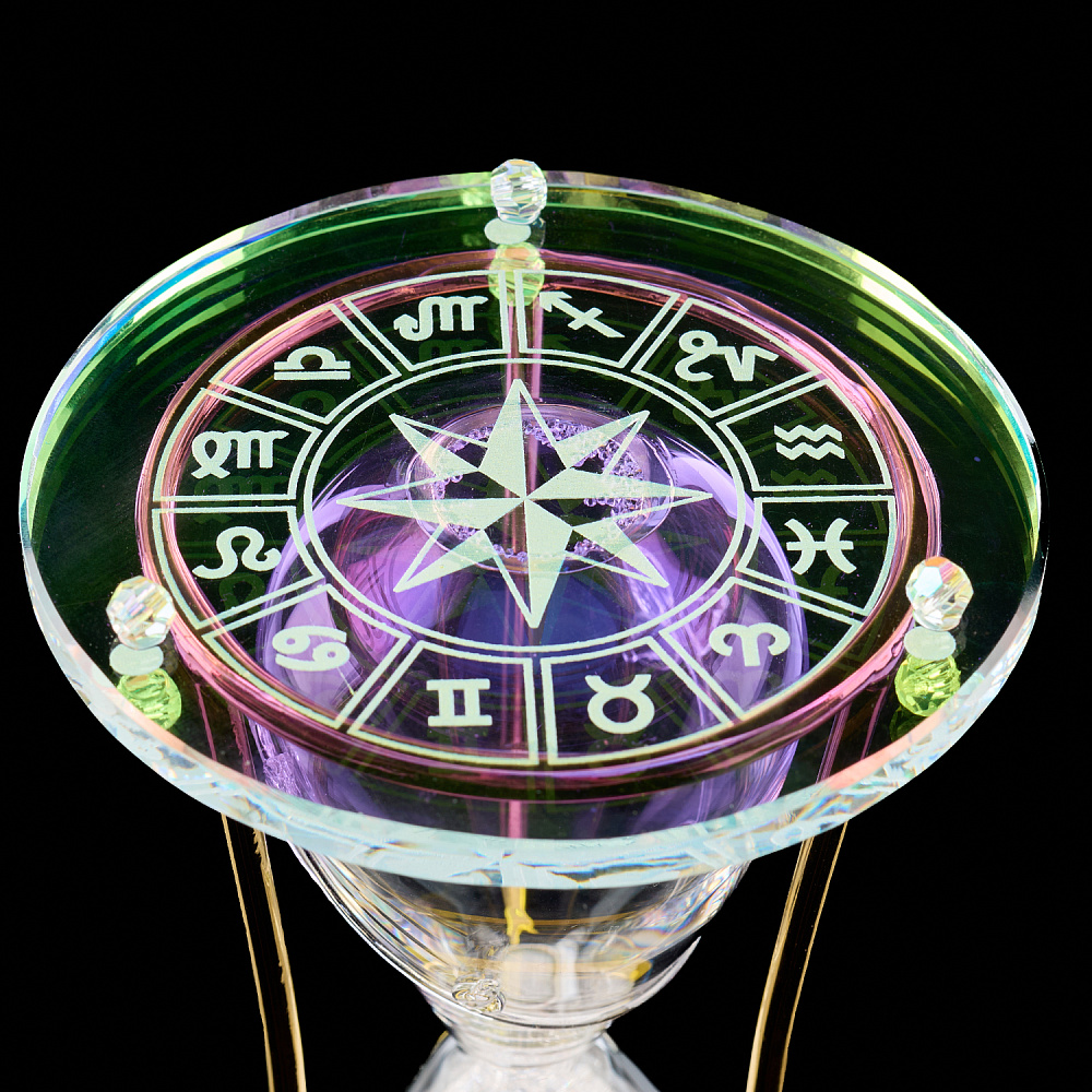 Хрустальные песочные часы Большие Asfour Crystal - интернет магазин Русь Велика я фото 1