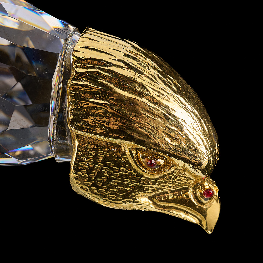 Скульптура из хрусталя «Сокол» - интернет магазин Русь Велика я фото 2