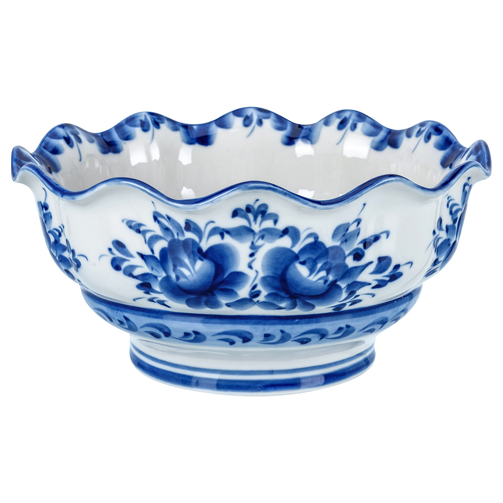 Салатник «Семья». Гжель - интернет магазин Русь Велика я 