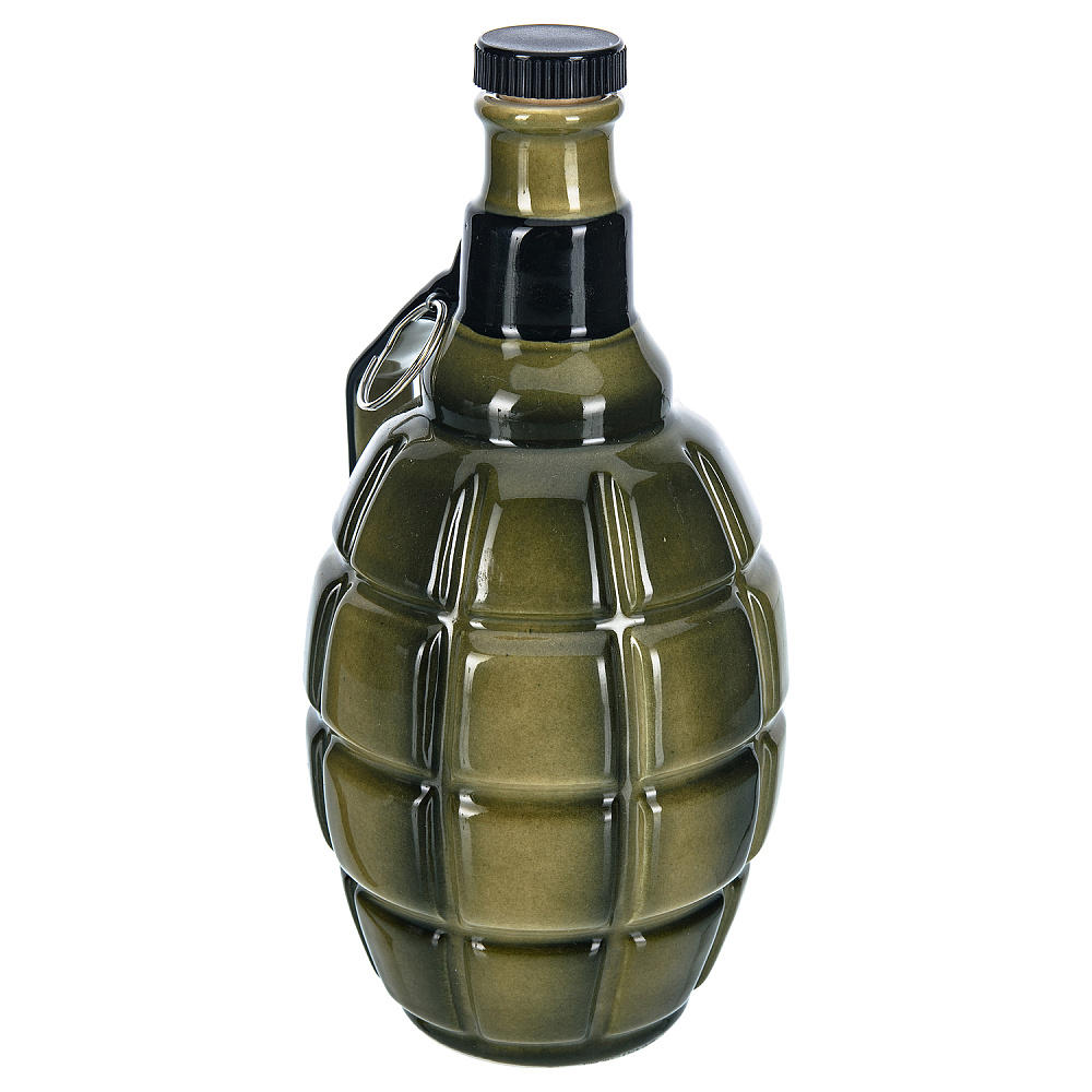 Штоф фарфоровый 300 мл «Граната». Гжель в цвете - интернет магазин Русь Велика я фото 1