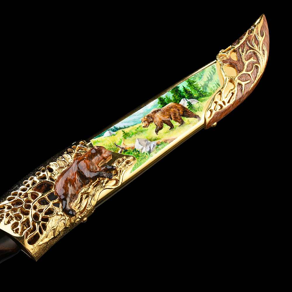Нож сувенирный «Медведь». Златоуст - интернет магазин Русь Велика я фото 2