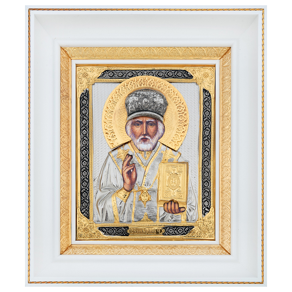 Икона «Николай Чудотворец» 26,5х23,5 см - интернет магазин Русь Велика я 