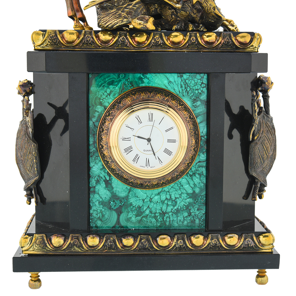 Часы из натурального камня «Георгий Победоносец» - интернет магазин Русь Велика я фото 4