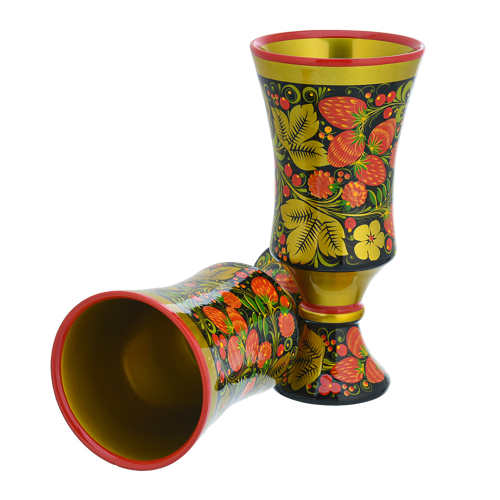 Питейный набор «Интим». Хохлома - интернет магазин Русь Велика я фото 2