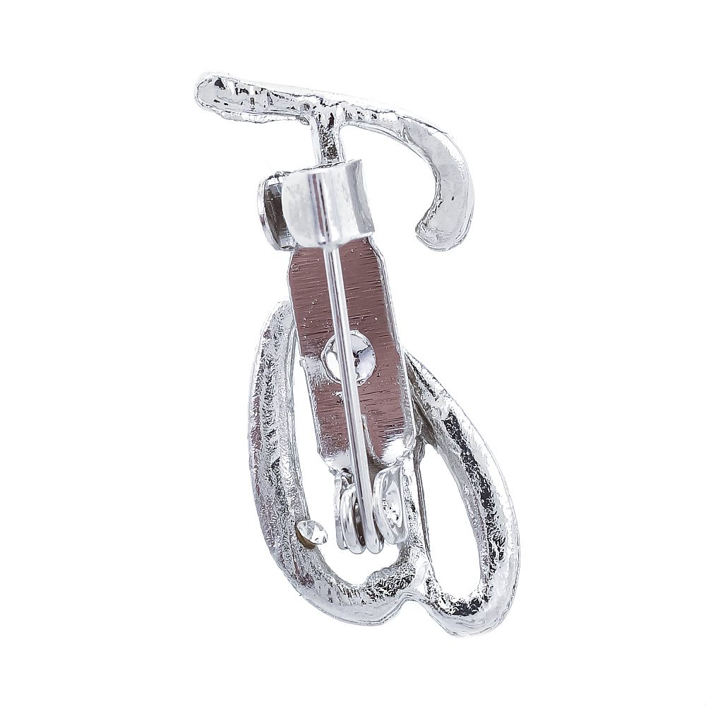 Брошь со стразами «Буква Б» - интернет магазин Русь Велика я фото 1