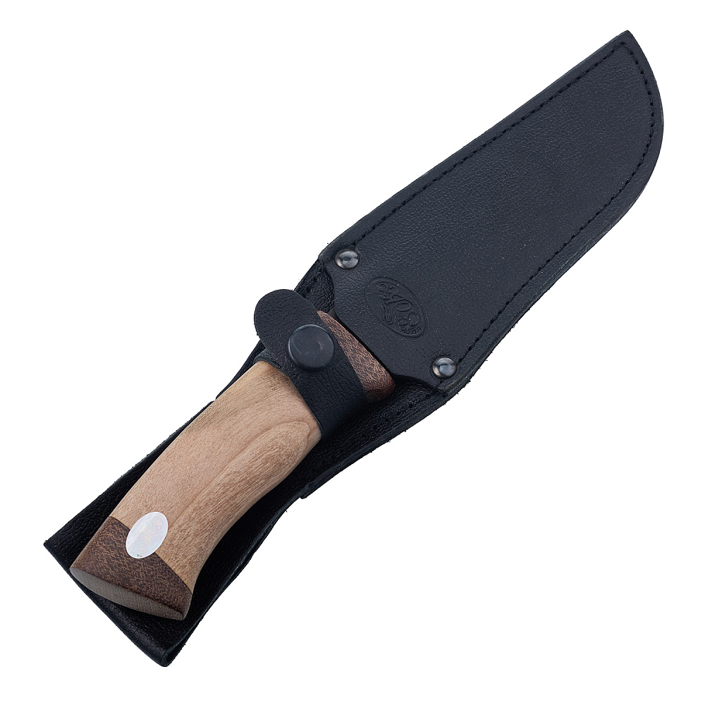 Нож сувенирный из дамасской стали «Медведь». Златоуст - интернет магазин Русь Велика я фото 5