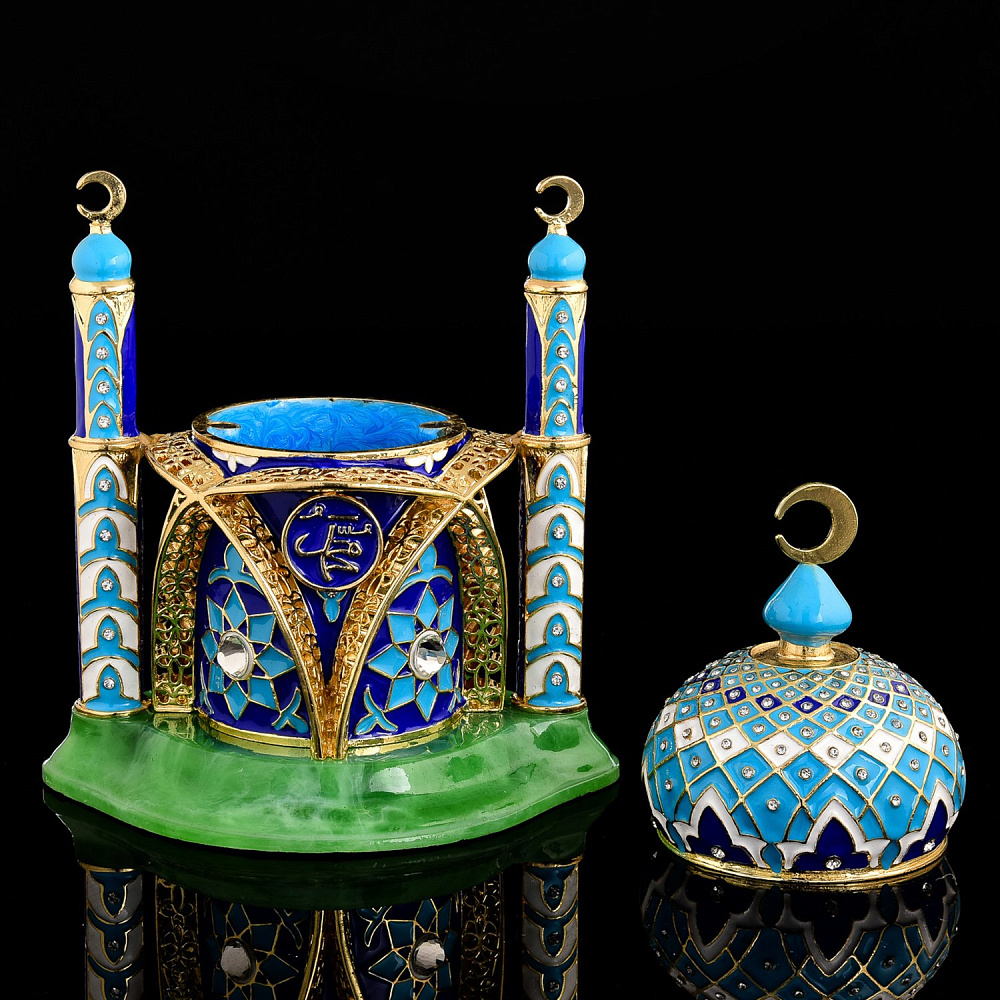 Шкатулка «Мусульманская Мечеть». Традиции Фаберже - интернет магазин Русь Велика я фото 1