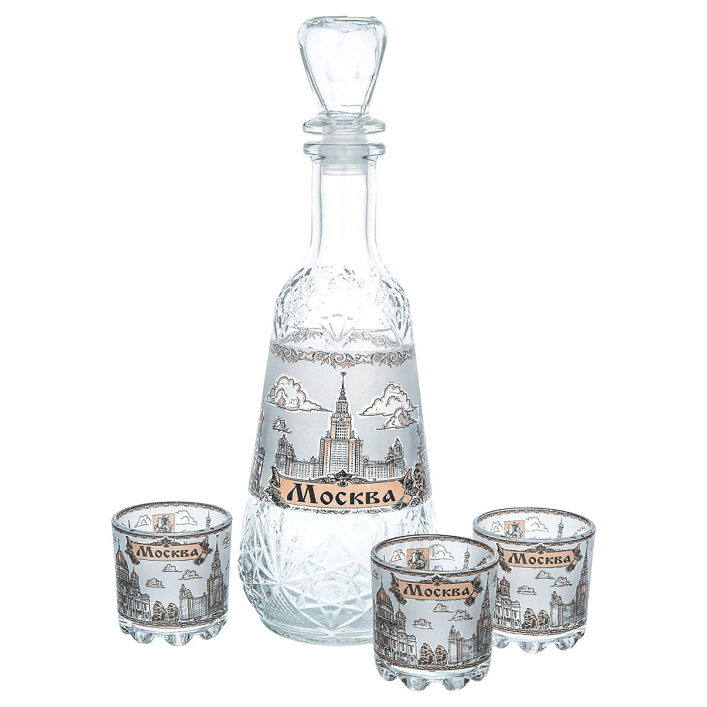 Питейный набор на 3 персоны «Водка» - интернет магазин Русь Велика я 