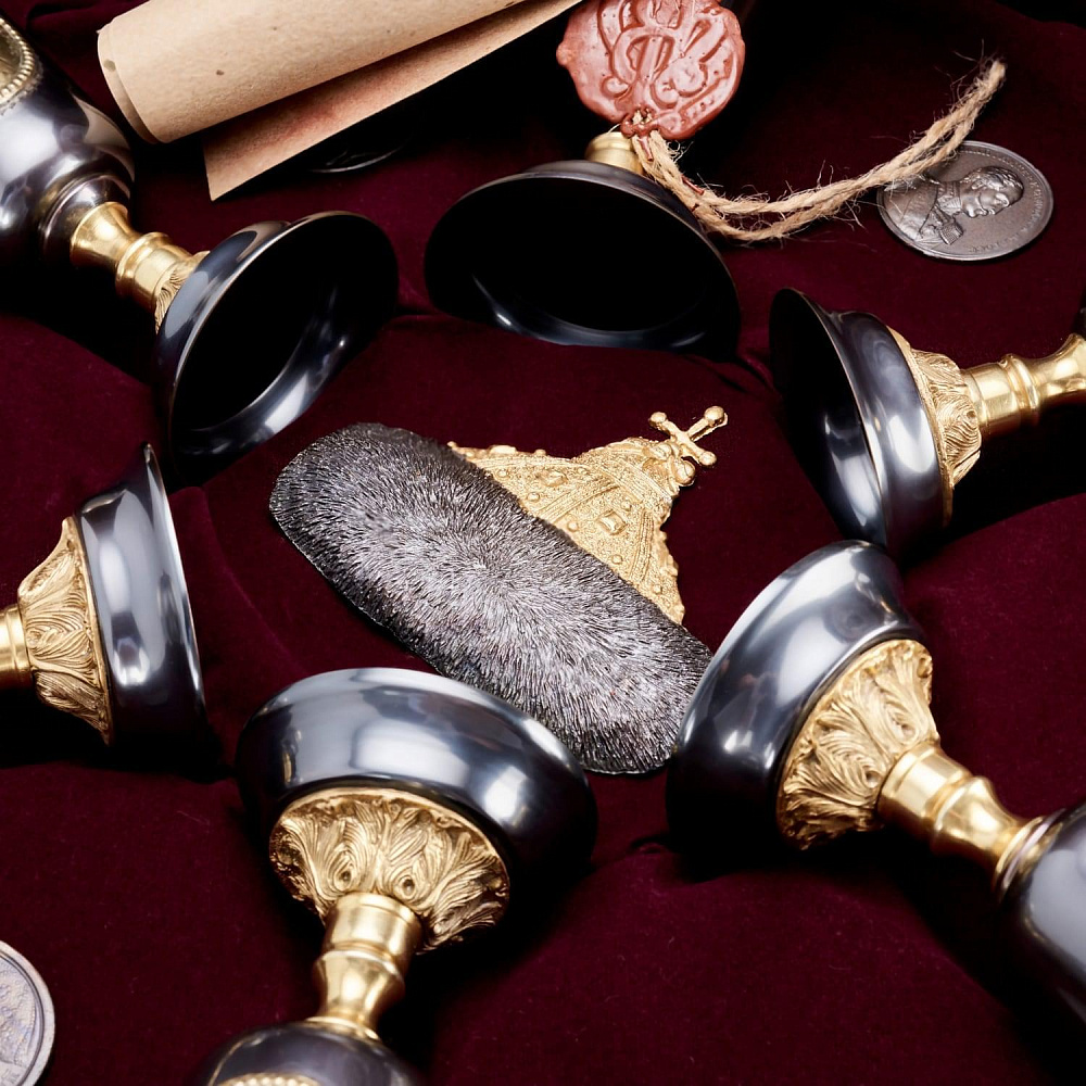 Набор кубков «Георгий Победоносец» - интернет магазин Русь Велика я фото 5