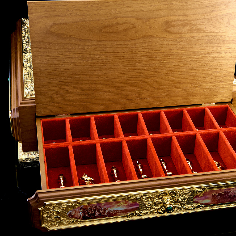 Шахматы из натурального камня «Баталия» Златоуст - интернет магазин Русь Велика я фото 11