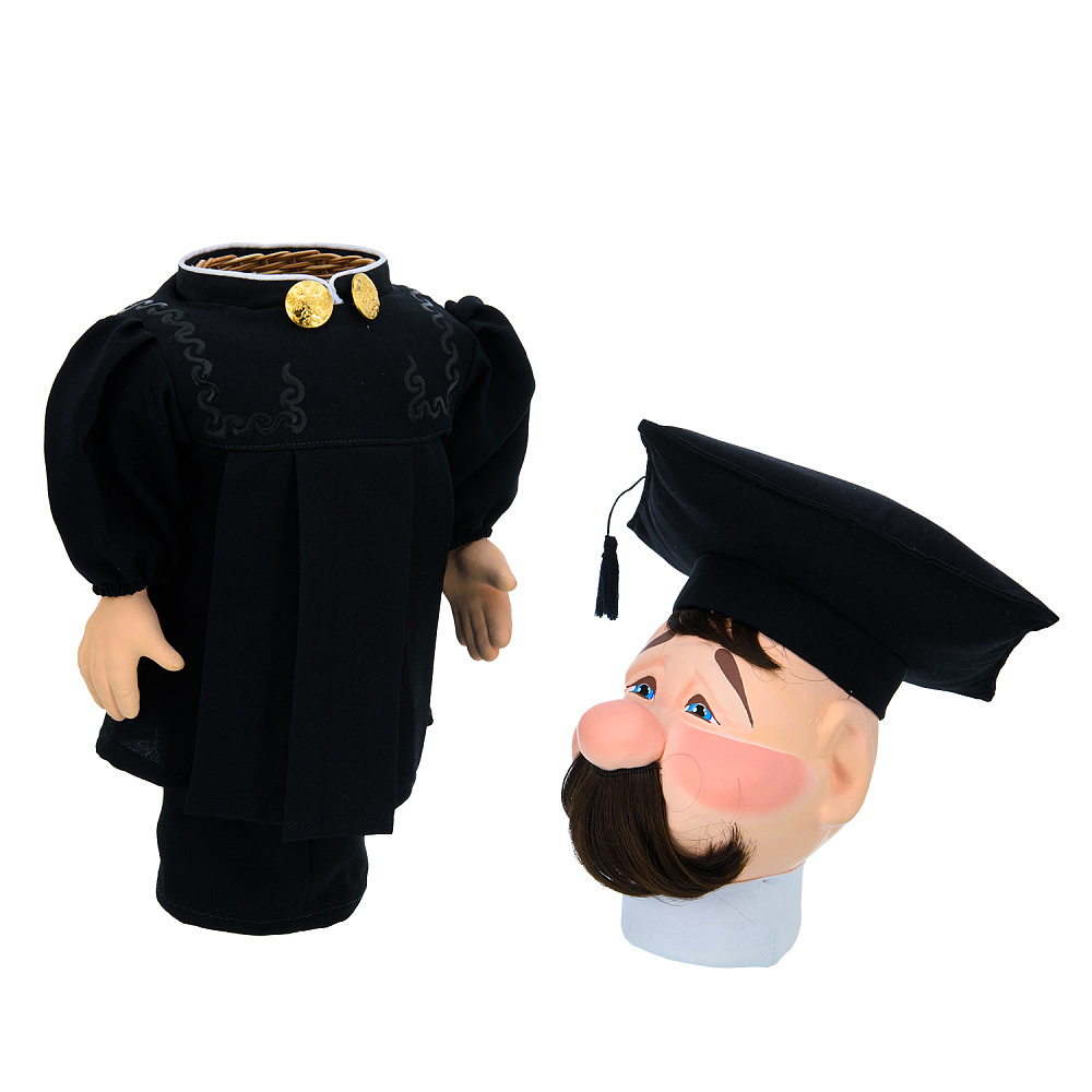 Кукла-бар «Профессор» для бутылки 0,5-0,7 мл - интернет магазин Русь Велика я фото 4