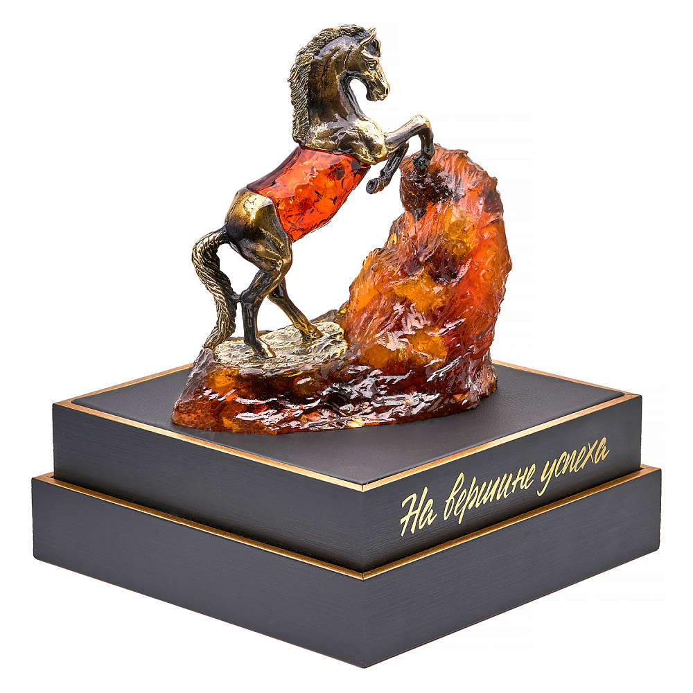 Лошадь Символ 2026 года. Скульптура «На вершине успеха» - интернет магазин Русь Велика я фото 1