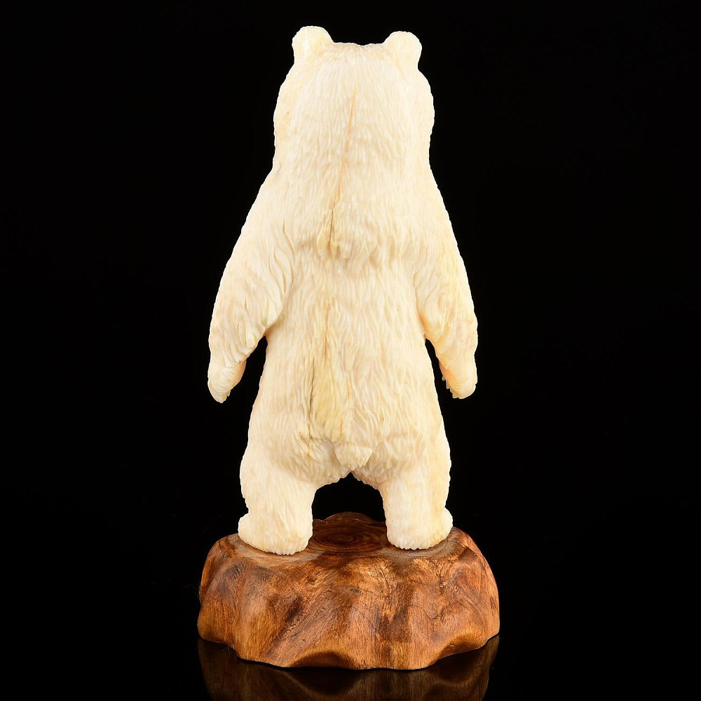 Скульптура из кости Кадьяк (Гризли) - интернет магазин Русь Велика я фото 2