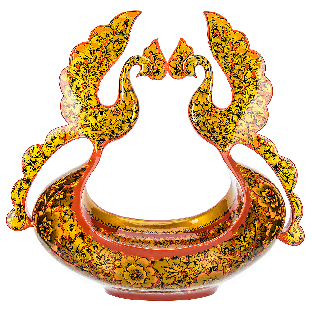 Ковш «Близнецы». Хохлома - интернет магазин Русь Велика я 