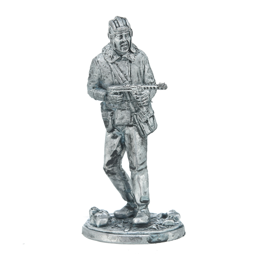 Оловянная миниатюра. Солдатик «Танкист с РККА» - интернет магазин Русь Велика я 