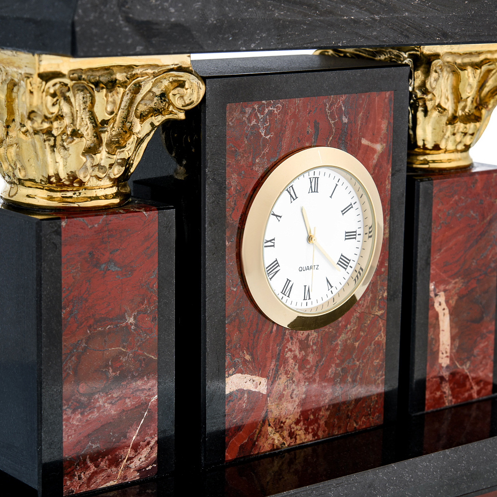 Часы в наборе с подсвечниками «Георгий Победоносец» - интернет магазин Русь Велика я фото 3