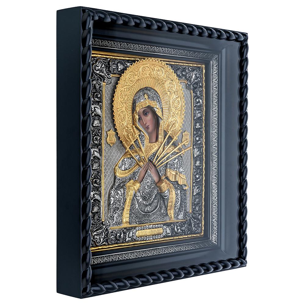 Икона «Божья Матерь Семистрельная» 37х41 см - интернет магазин Русь Велика я фото 1